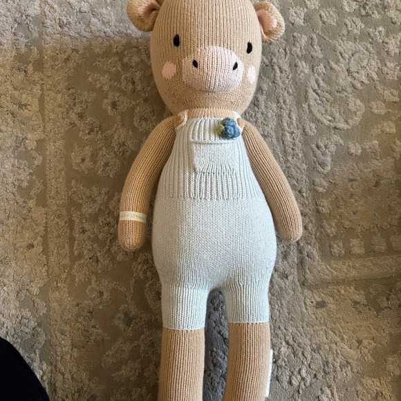 Cuddle and kind Asher the cow